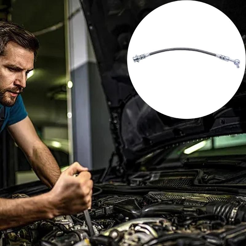 Direct Fit Braided Brake Line Stainless Steel Construction H1717SSPAIR For Braking Response And Longevity
