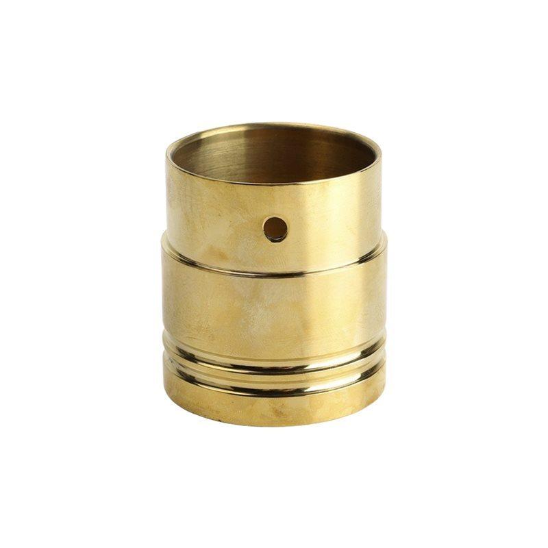 For Most 1-3/4 Inch Pipe Interceptors Universal Motorcycle Brass Drilled Exhaust Port Pipe End Cap Exhaust Tip Interior