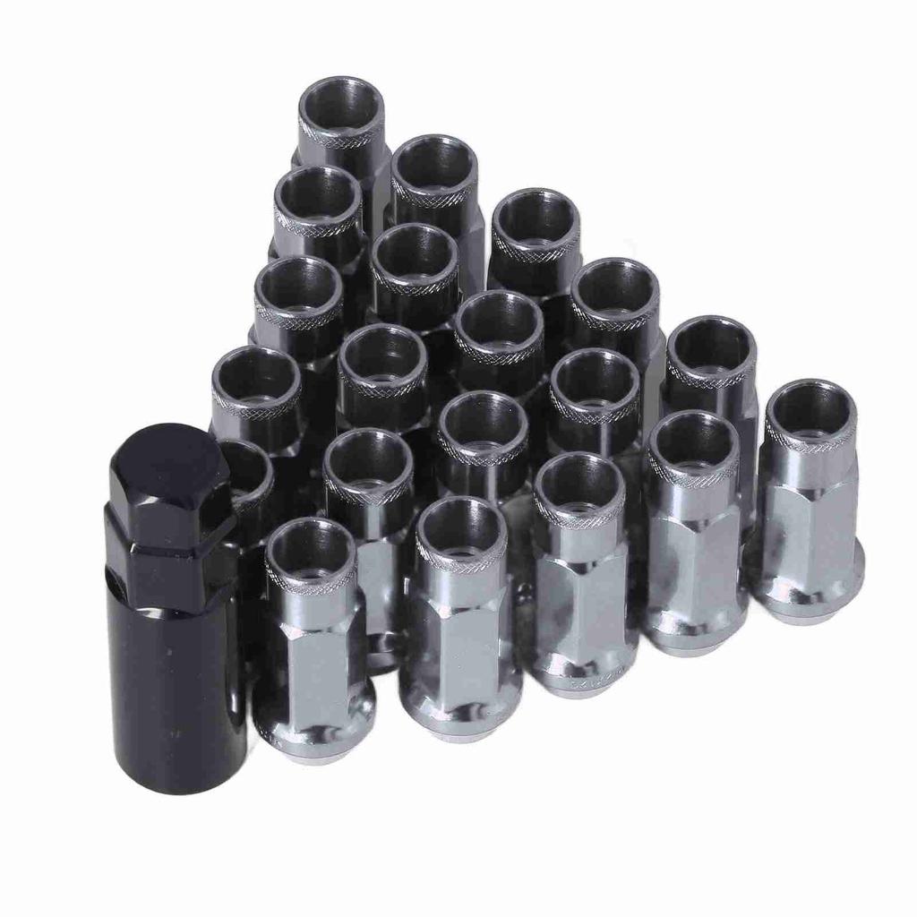 20pcs x1.25 Metal Wheel Lug Nuts Car Accessories Replacement for