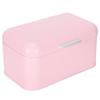 Pink Iron Bread Container Organizer NonToxic Retro Household Kitchen Storage Case