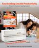 Continuous Sealing Machine, 8-12 mm Seal Width, Automatic Continuous Band Sealer with Digital Temperature Control, Automatic Shutdown, Heat Sealing