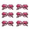 10PCS/lots Valentine's Day Embroidered Patches Pink Love Heart Patch Iron On Patches For Clothing Holiday Decoration Gift DIY