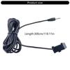 For Handfree Call Voice Communication High Sensitivity Vehicle Navigation Radio Stereo Microphone 300cm Cable 3.5mm Port