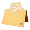 50Pcs Heart Shape Table Number Cards Wedding Table Number Card For Table Setting Wine Glass Christmas Wedding Decoration