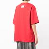 We11done Ss22 Logo Monster Color Block Round Neck Short Sleeve T-Shirt Unisex T-Shirts Red WD-TT1-22-650-U-RD