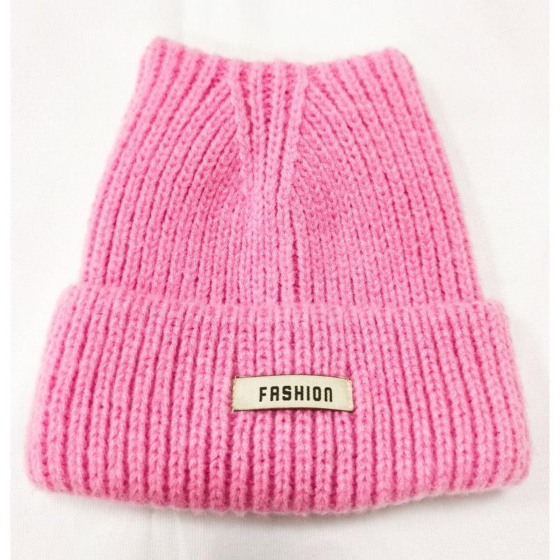 Korean-style Cat-ear Hat - Children's Size - Warm Woolen Hat for Autumn and Winter - Pure Color Knitted Hat - Sweet and Cool Style