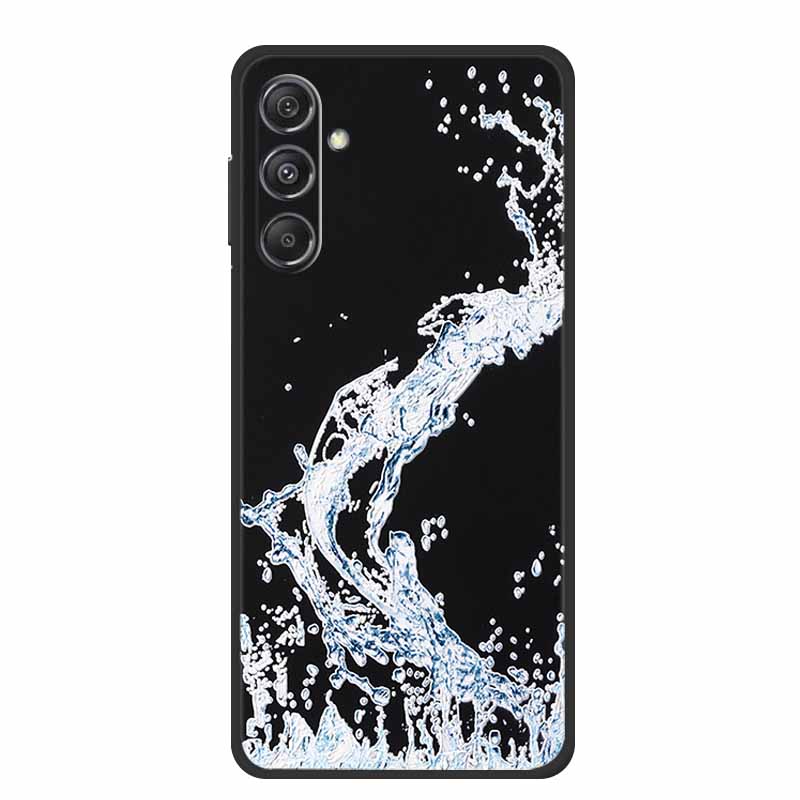 3D Emboss Case For Samsung Galaxy A16 5G Phone Case Coque Flowers Soft Silicone Back Cover For Samsung A56 A36 M16 F16 A26 Case