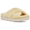 UGG Suede Plaid Cross Fashion Sandals Women sandals Banana-Pudding 1126385-BPDD
