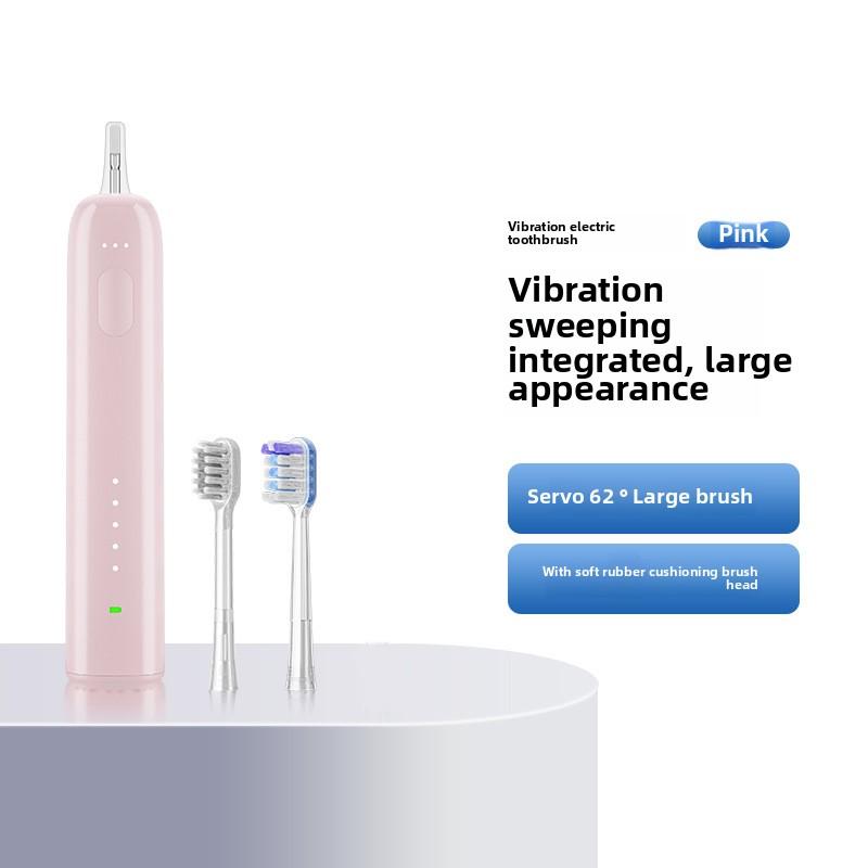 Sweeping and Vibration Integrated Electric Toothbrush, Sonic Rechargeable Soft-bristled Toothbrush, Adult Gifts, Electric Toothbrush