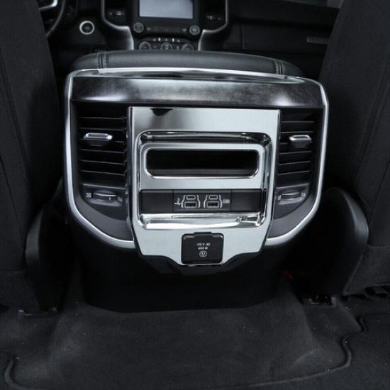 For - Dodge RAM 3500 ABS Chrome Interior Rear Air Outlet Vent Cover Trim
