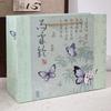 Portable Chinese Style Gift Bag Large Capacity Storage Organizer Handbag White Cardboard Handheld Bag Girl