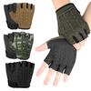 Unisex Half-Finger Tactical Gloves: Non-Slip, Breathable, Wear-Resistant for Outdoor Sports, Fitness, Cycling, and Mountaineering.