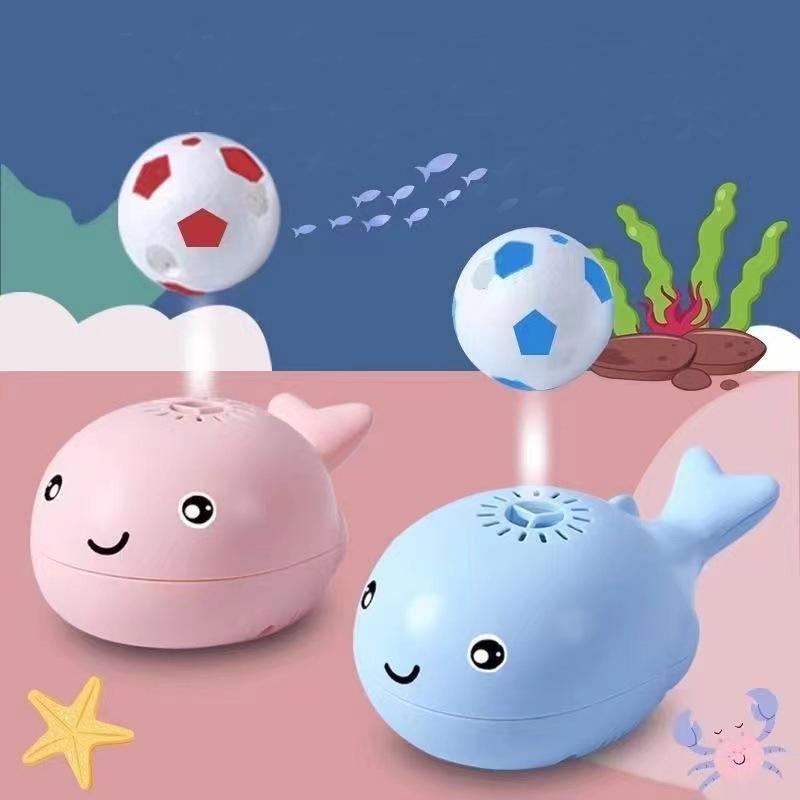 Electric Floating Ball Cat Toy - Whale - Shaped, USB - Powered, Dual - Function Fan, Portable & 3C Certified Pet Toy
