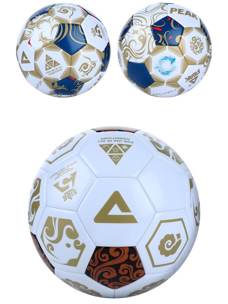 PEAK Professional Youth & Adult Size 5 Football - Standard for Middle School Exams & Campus Competitions