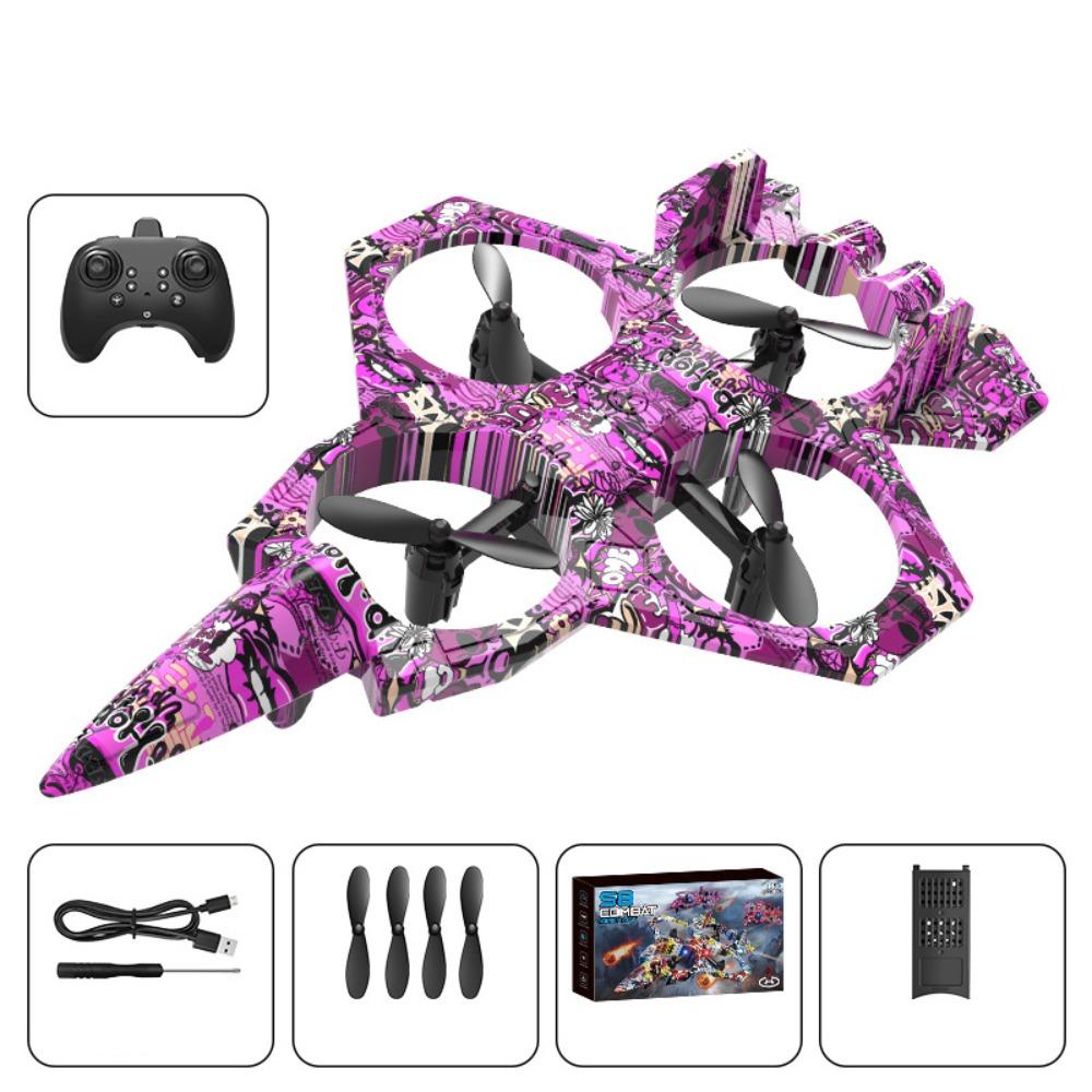 

Gravity Sensing Remote Control Foam Fighter RC Drones RC Hobby Jet Plane Kids Toddlers Children фіолетовий