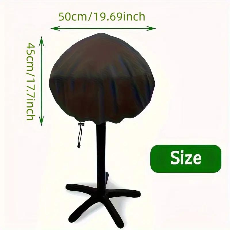 A Waterproof Barbecue Grill Cover Featuring a Drawstring closure,Suitable for Outdoor Barbecue Grills