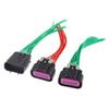 12 Pin Automotive Waterproof Connector Front Lamp Wire Harness Plug Durable Headlight Wiring For Car Retrofit