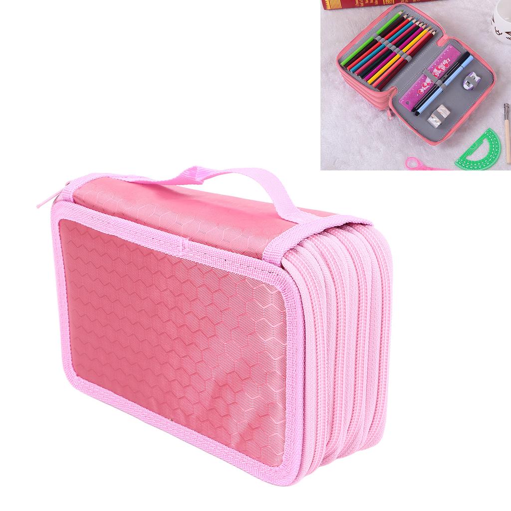Pencil Case 72 Slots Colored Pencil Holder Bag   Handy Lightweight Pen Case   Stationery Storage