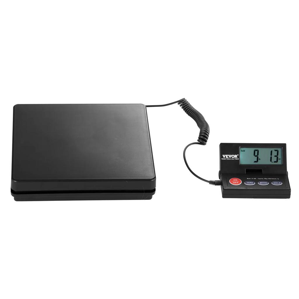 VEVOR Shipping Scale Digital Postal Scale 49.9 Kg X 2 G, AC/DC Package LCD