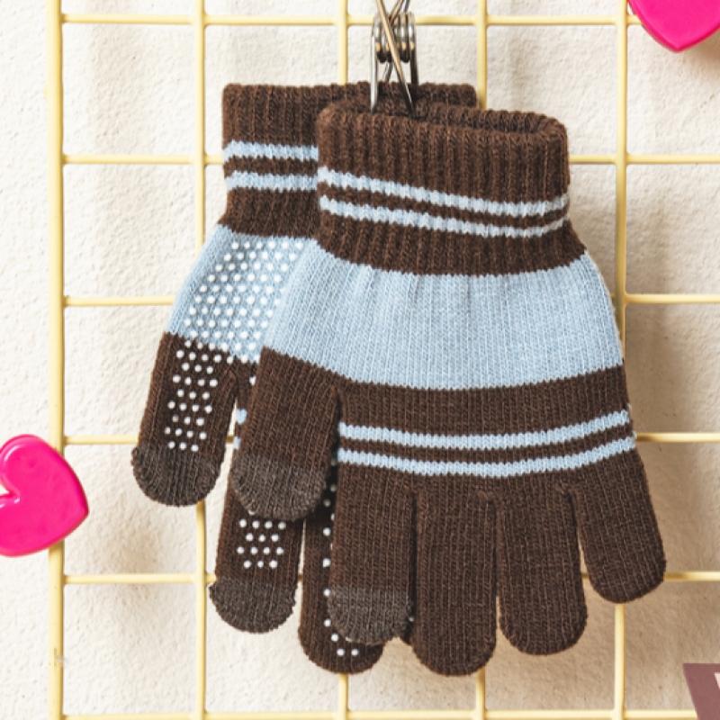 DaiSo Striped Children S Anti Slip gloveS Blue