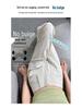 Women's High-Waist Tencel Cotton Linen Wide-Leg Pants - Summer Thin, Floor-Length, Straight Casual Design
