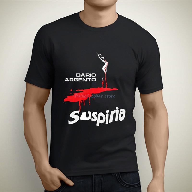 

Suspiria Dario Argento Vintage Movies Horror MenS Black TShirt Size S To 5XL Summer Style Casual Wear Tee Shirt 4XL