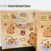 Creative Capybara Handbag Large Capacity Cartoon Paper Bags Foldable Storage Bags