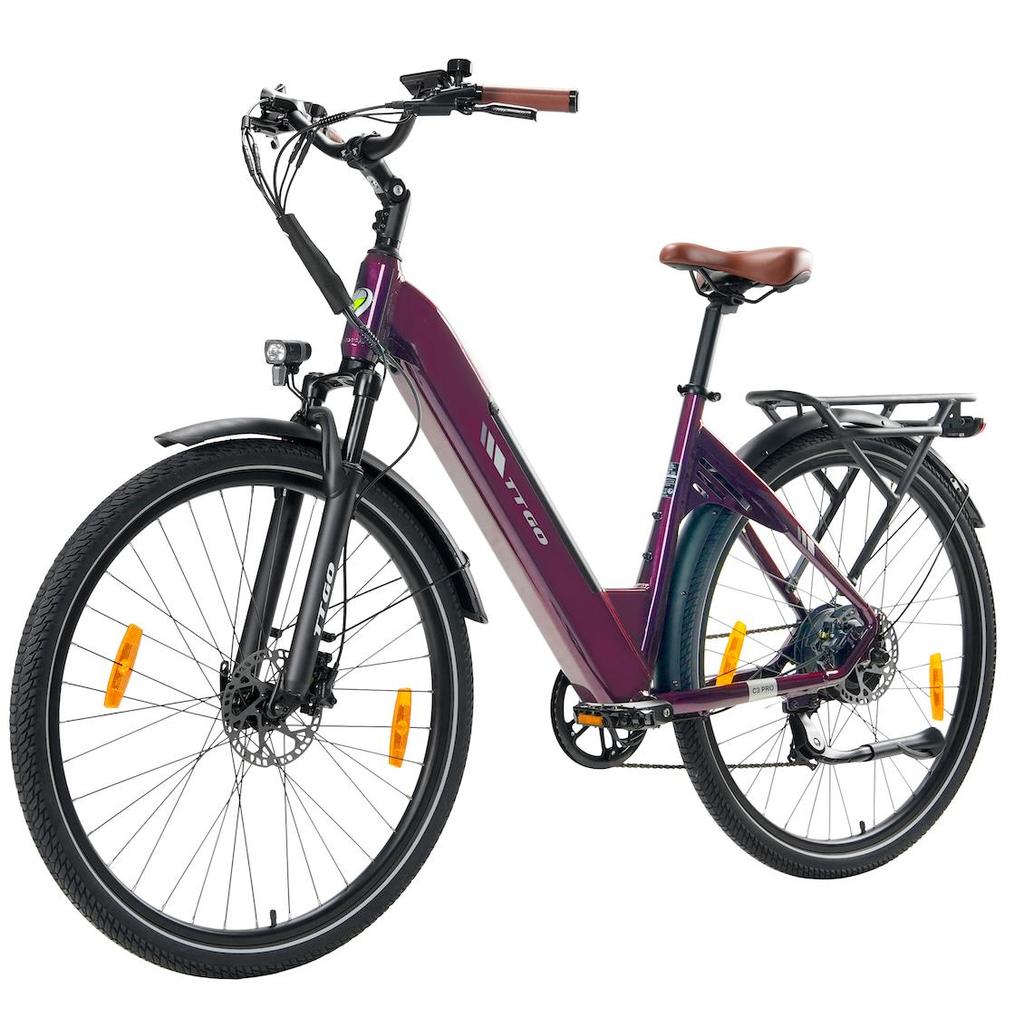 TTGO C3 PRO Geländetaugliches Elektrofahrrad 28 Zoll Reifen 36V20Ah 250W 120KM Reichweite 125KG Straße 25KM/H Höchstgeschwindigkeit Stadt Pendeln Elektrofahrrad