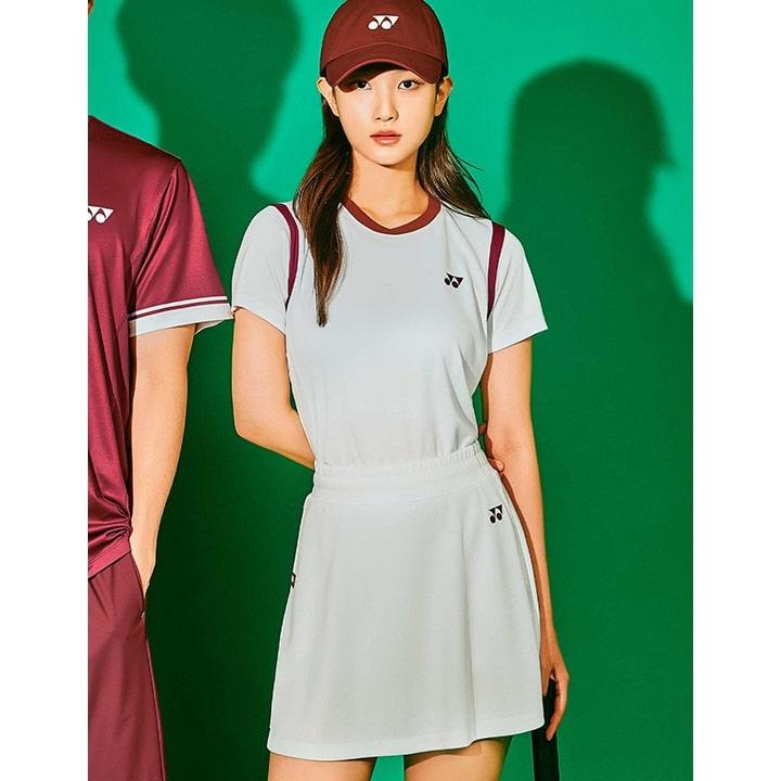 Yonex 235Ps002F White Women'S Side Pocket Tennis Skirt