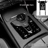 2021 BYD Tang Carbon Fiber Interior Stickers for Console, Gear Lever, and Door Protection.