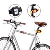 Ewolee Bicycle Tail LED Bike Turn Signal USB Rear Bicycle Turn Signal with Remote Control Light, Light, Wireless, Waterproof, Rechargeable, Light,