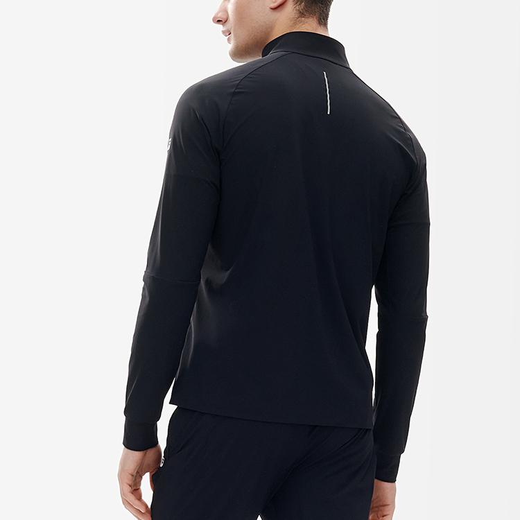 Fila Athletics Solid Logo Sports Knit Long Sleeve Jacket Men jackets Royal-Blue A11M221501FNV