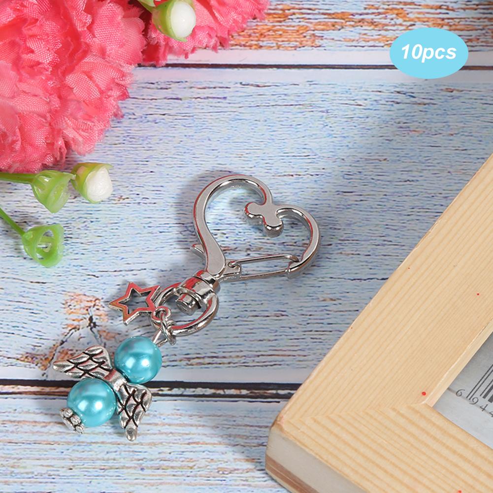 10 bucăți breloc breloc în formă de inimă cataramă breloc breloc pandantiv cadou geantă decor petrecere nuntă