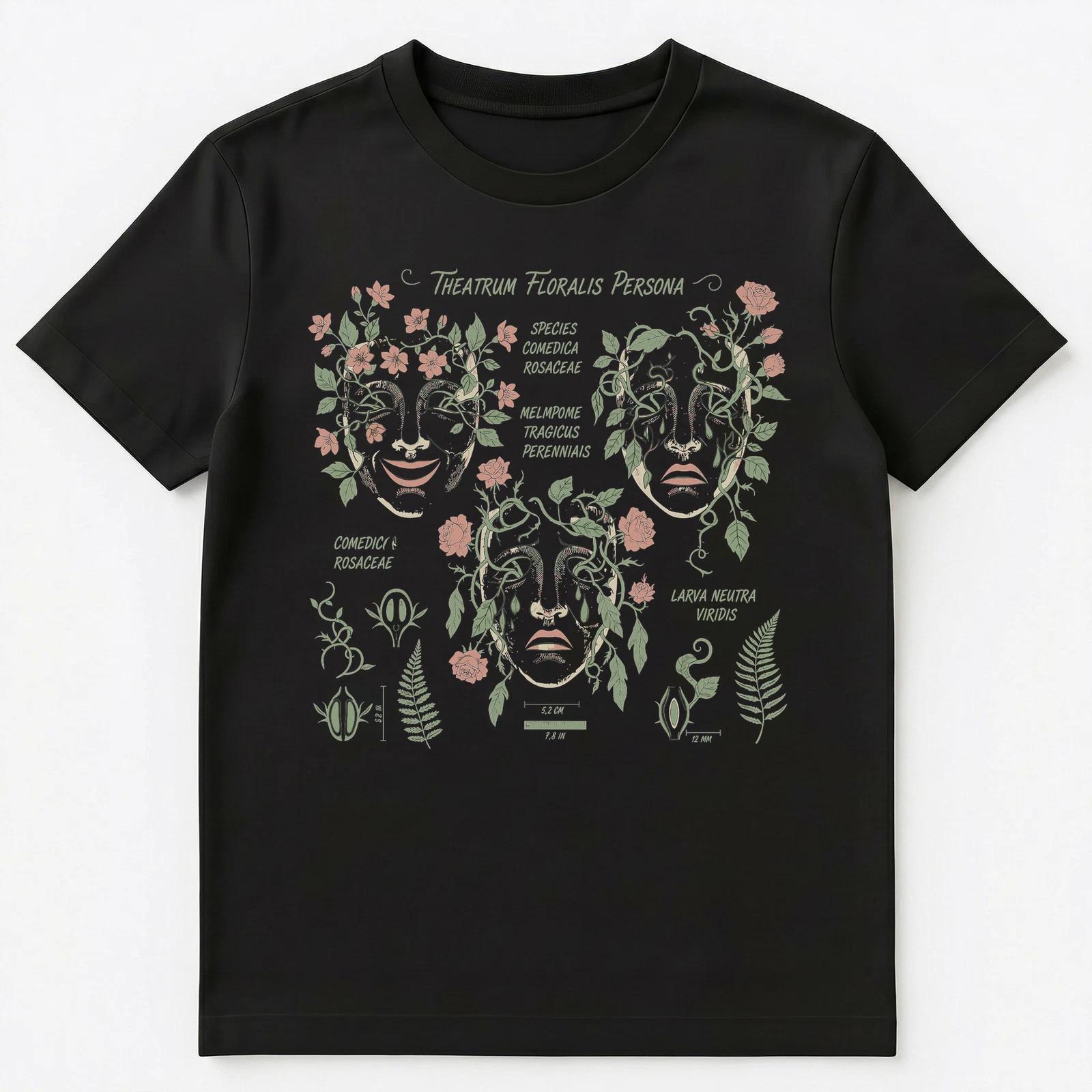 

Botanical Improv Theatrical Floral Masks Classification Unisex T-Shirt 4XL