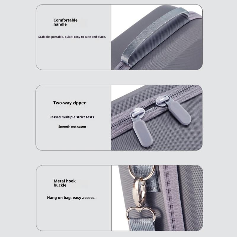 Compact Carrying Case for Neo2 Drones Equipment Storage Bag Shell with Abrasion Resistant Exterior and Shoulder Strap