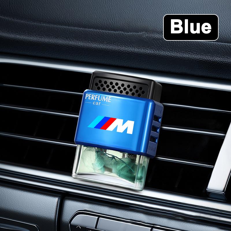 QXFA9 Car Air Freshener Smell Vent Perfume Flavoring Auto Interior Accessories For BMW 50th 1 3 5 7 Series X1 X3 X4 X5 X6 F10 F20 F30