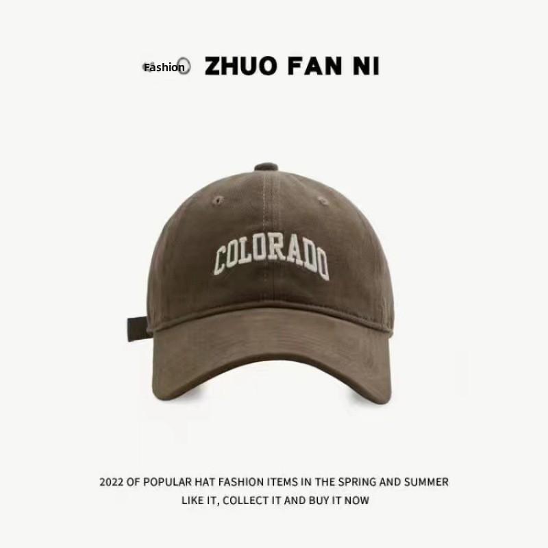 Baseball Cap Men Women Embroidered Letters Sun Protection Adjustable For Casual Wear