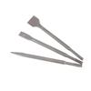 3Pcs Sds-Plus Shank Chisel Set For Rotary Hammer Drills Masonry Concrete Drill Bit Kit Include Point Flat Scaling Chisels