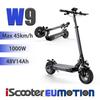 10" 1000W iScooter W9 Folding E-Scooter for Adults 48V14Ah, 45km Max Range, Full Suspension, Dual Brakes, LCD Display, 10" Off-Road E-Scooter