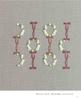 Decorative embroidery floral pattern (applemints)