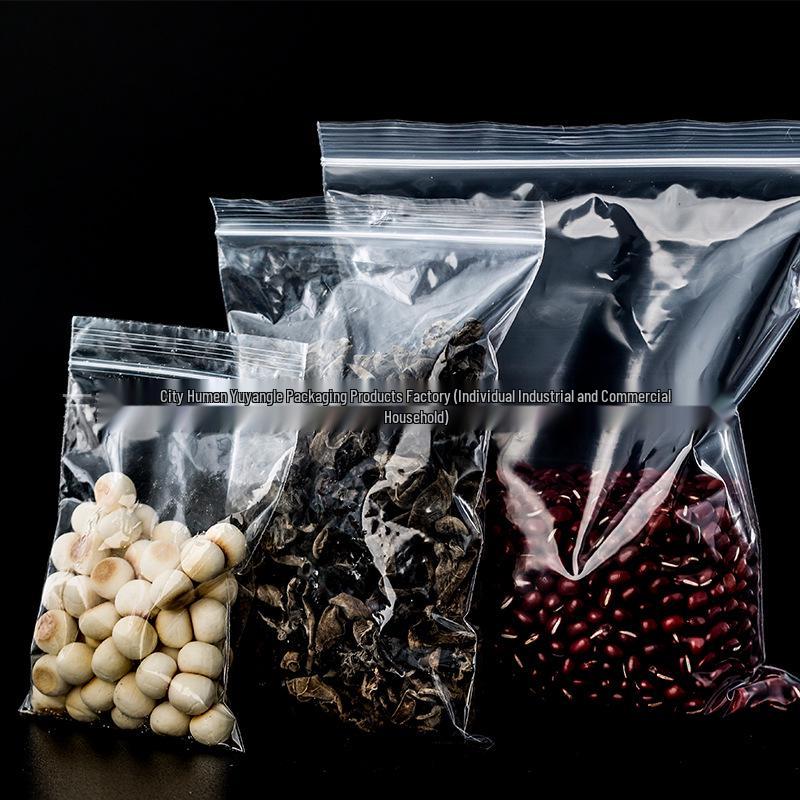 

Thickened Transparent Airtight Storage Bags for Food and Jewelry, Waterproof with Secure Closure 4x6CM (100pcs) 0.08mm