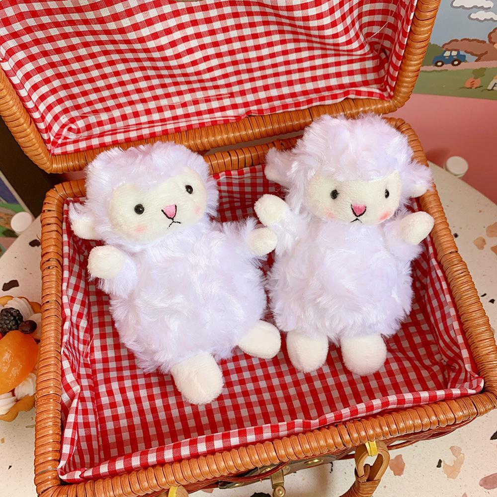 Pendant Plush Doll Lamb Doll Bag Pendant Accessory Keychain Girl