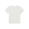 Vans Classics Small Logo Tee Solid Color Printed Round Neck Pullover Sports Short Sleeve T-Shirt Women Tops Off-White VN0003V3FS8