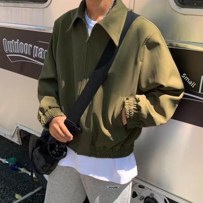 Lässige Reversjacke für Herren der amerikanischen Marke – Baseball-Stil für junge Paare, High Street, Frühling & Herbst