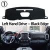 For Chevrolet Silverado GMC Sierra HD 1500 2500 3500 2019-2021 Dashboard Mat Dashmat Cover Pad Sunshade Carpet Accessories