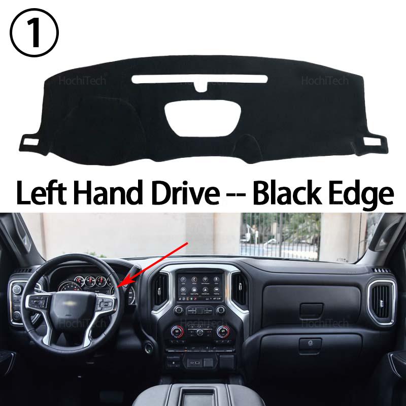 For Chevrolet Silverado GMC Sierra HD 1500 2500 3500 2019-2021 Dashboard Mat Dashmat Cover Pad Sunshade Carpet Accessories