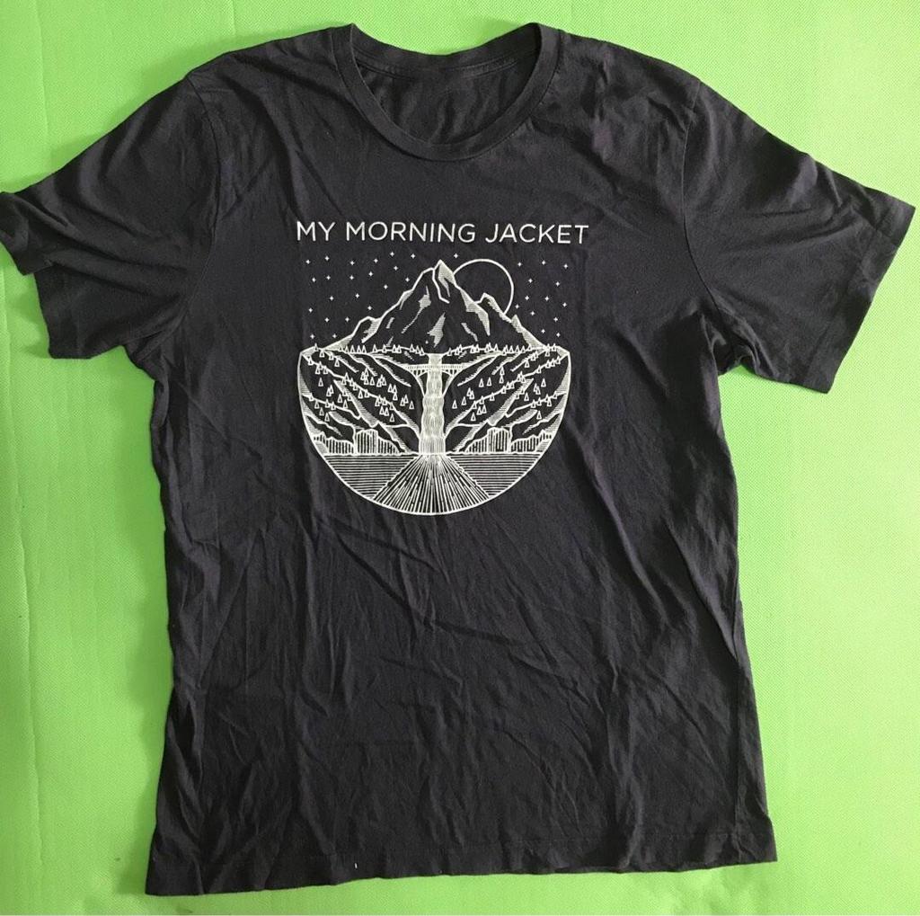 Vtg My Morning Jacket Heavy Cotton Black All Size Unisex T Shirt AG333