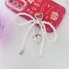 Versatile Fashion Key Chain Accessory Trendy Heart Bowknot Pendant Keychain Simple Keyrings Accessory for Bag Purse