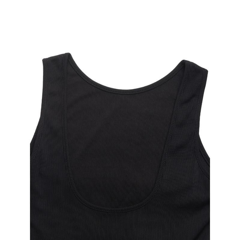 Dámská móda Léto Jaro Jednobarevný potisk Ležérní šaty bez rukávů s výstřihem do O s vysokým pasem