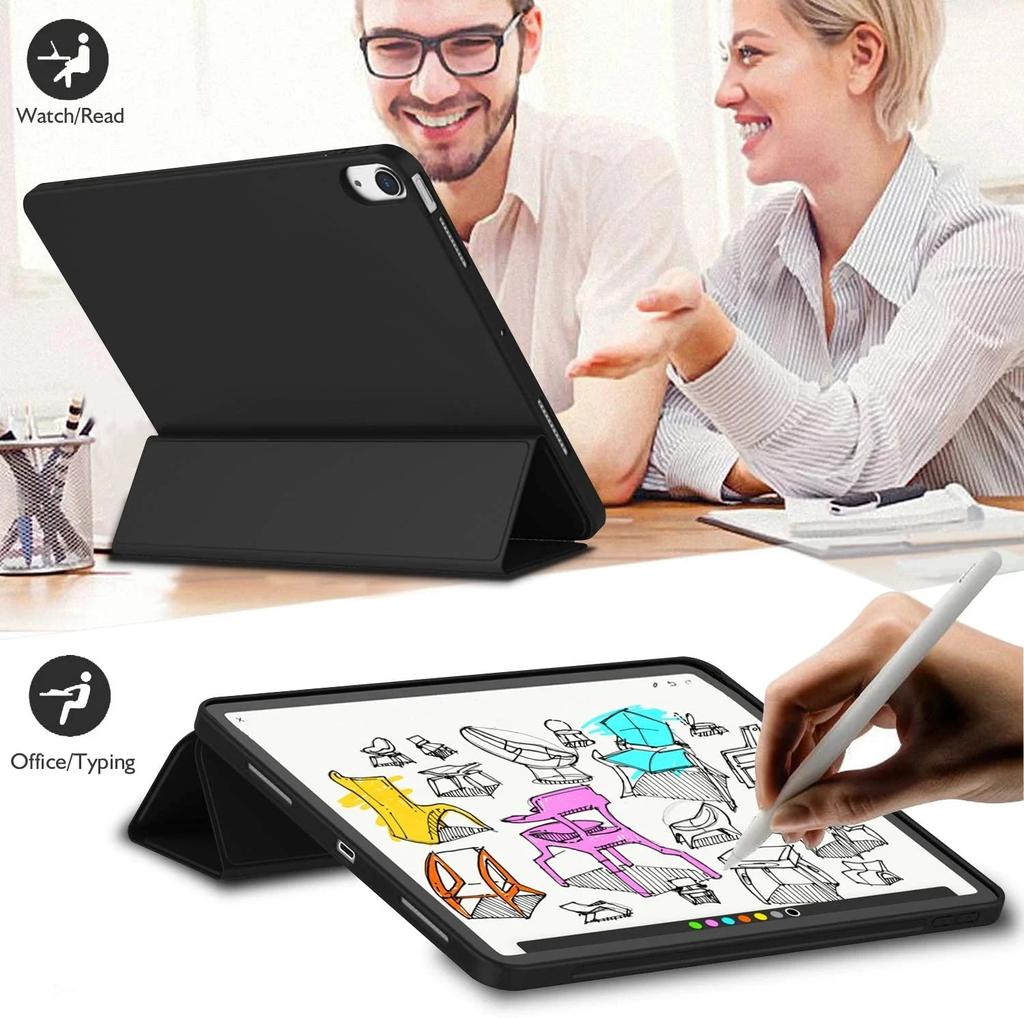 Dėklas planšetiniam kompiuteriui Tab M10 Plus 3-ios kartos TB125FU TB-128FU 3-ios kartos 10.61 Tri-fold PU odos išmanusis dėklas Xiaoxin Pad 10.6 Funda